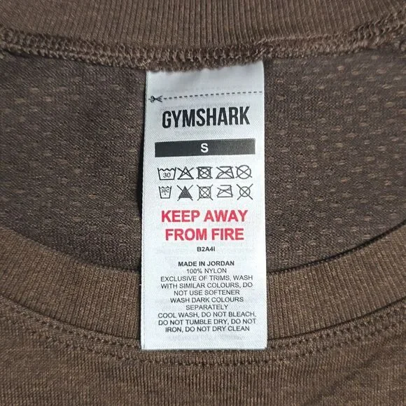 3261 New Gymshark Vital Light T-Shirt Regular fit Sz Small - Picture 3 of 8